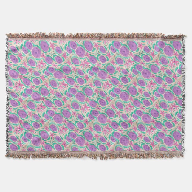 Cobertor Beachy Boho Impressão (Frente)