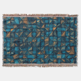 Cobertor Beautiful Patchwork "Look" in Dark Teal