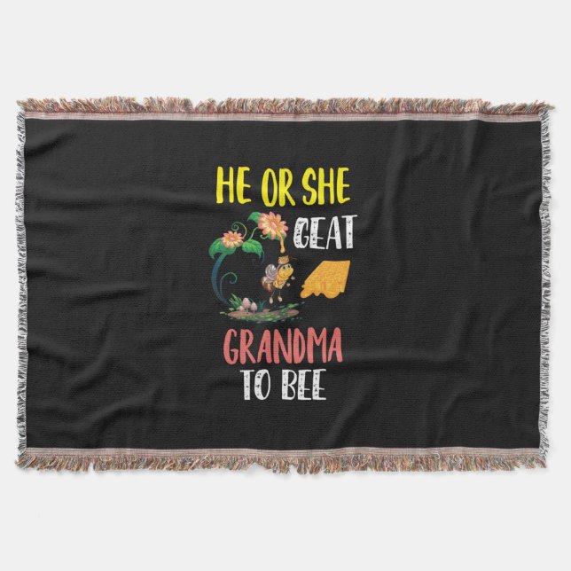 Cobertor Beekeeper Art Excelente Vovó Para Aposta 2 (Frente)