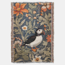 Cobertor Belo Puffin William Morris Inspirou