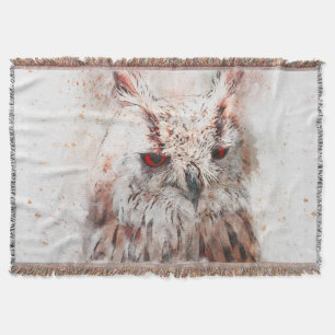 Cobertor Belo sotaque de ferrugem Coruja Tote Bag