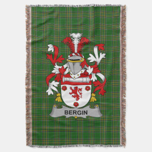 Cobertor Bergin irlandês ou O_Bergin Casaco da Associação d