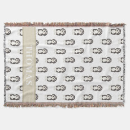 Cobertor Bernedoodle Personalizado