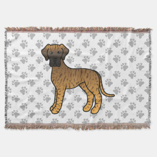 Cobertor Bindle Great Dane Cute Cartoon Dog