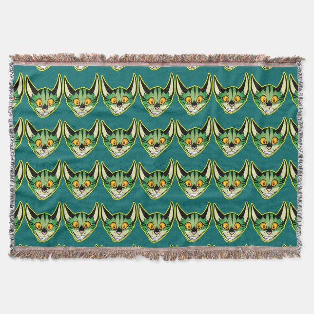 Cobertor Blanket de Gato de Cartoon Fluorescente (Frente)