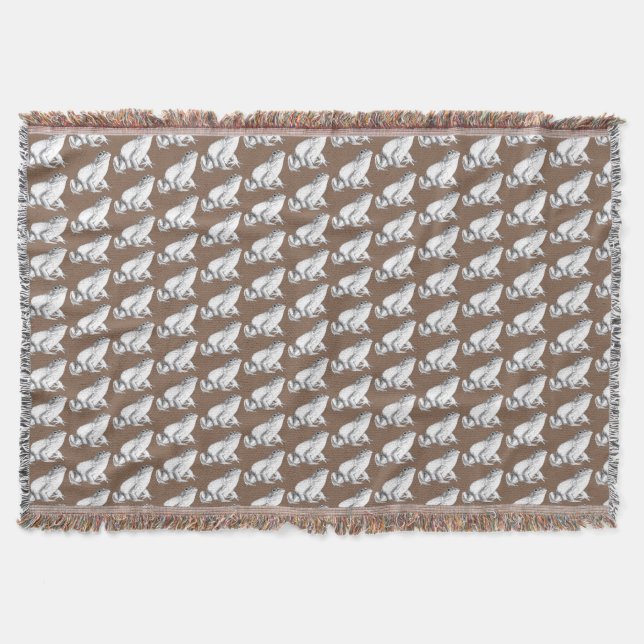 Cobertor Blanket de sapo, Touro, Sapo (Frente)