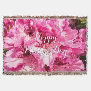 Cobertor Blisa Floral Rosa - Dia de as mães Personalizado