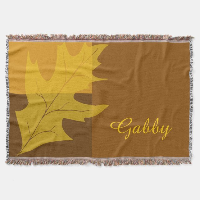 Cobertor Bloco de Cores de Queda (Frente)