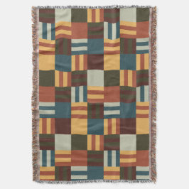 Cobertor Blocos Meados do Século