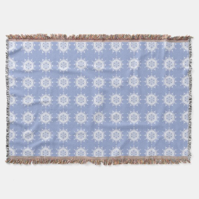Cobertor Blueberry Mandala (Frente)
