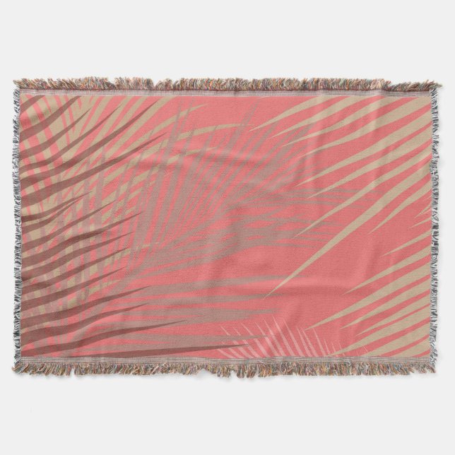 Cobertor Boho Palm Pattern (Frente)