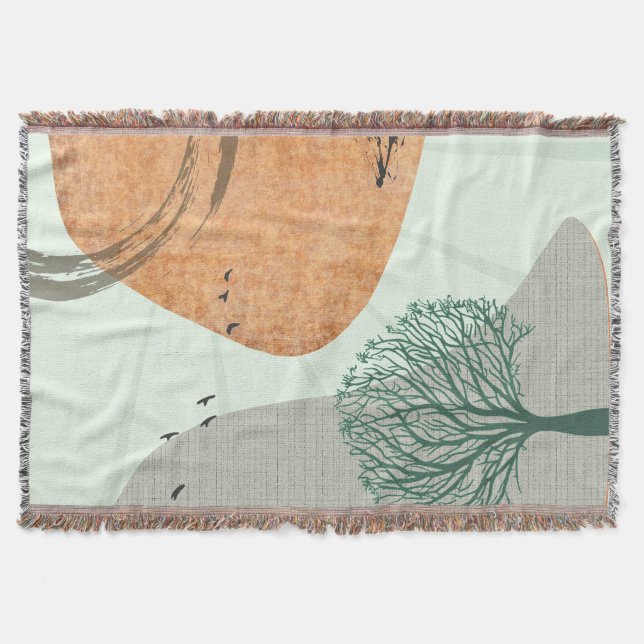 Cobertor Boho Tree (Frente)