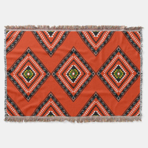 Cobertor Bold Diamond Patterno Boho Throw Blanket