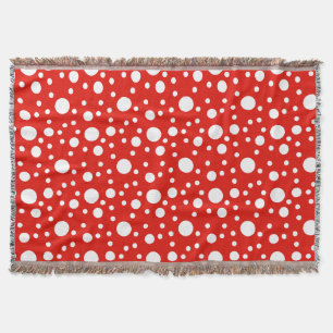 Cobertor Bolinhas brancas vermelhas Cobrir Duvet Duvet