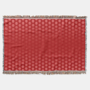 Cobertor Bolinhas engraçadas Padrão vermelho + sua ideia