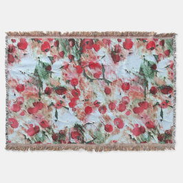 Cobertor Bolinhas Vermelha Cor-de-rosa Suja Decadência do G