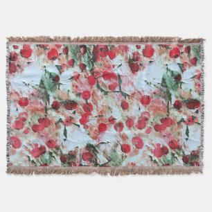 Cobertor Bolinhas Vermelha Cor-de-rosa Suja Decadência do G