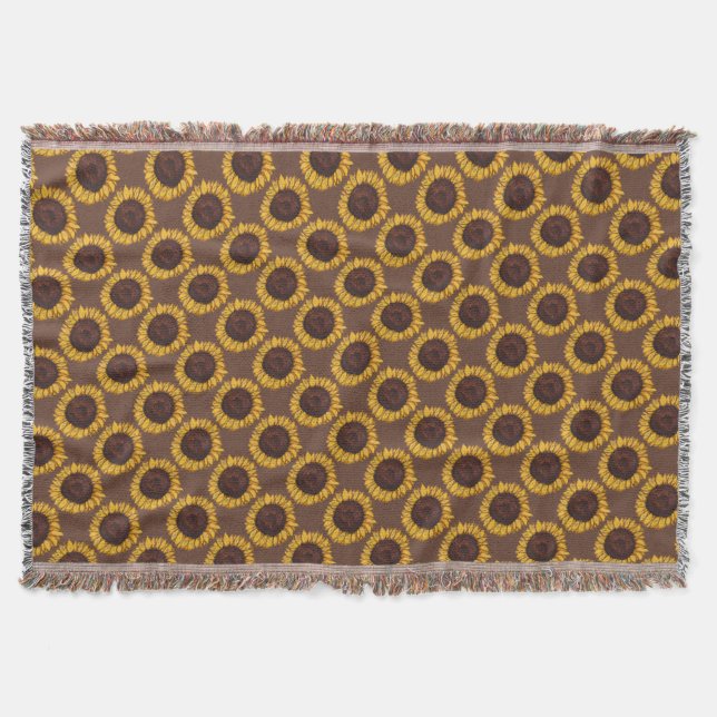 Cobertor Bolsa de girassol Amarelo-girassol (Frente)