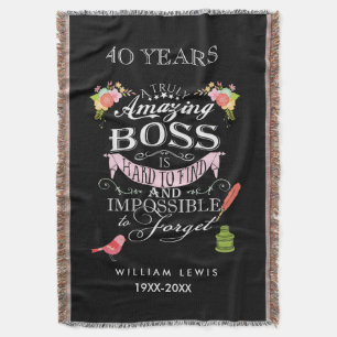 Cobertor Bolsa Floral do Chefe Incrível