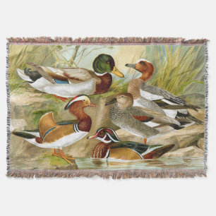 Cobertor Bonitos Patos Vintage 1