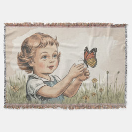 Cobertor borboleta 70s