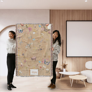 Cobertor Borboleta Jardim de Borboletas