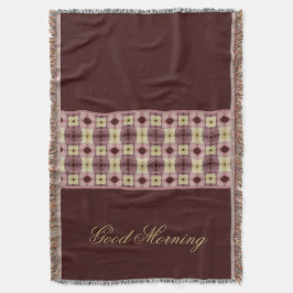 Cobertor Borgonha E Rosa