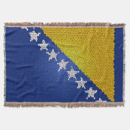 Cobertor Bosnia and Herzegovina Flag Cozy Patriotic Design