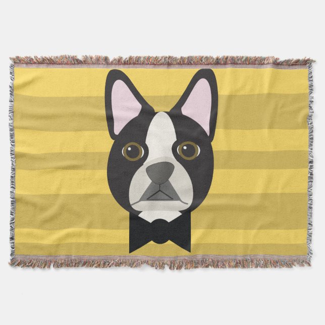 Cobertor Boston Terrier (Frente)