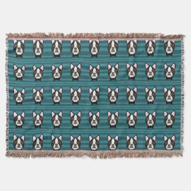 Cobertor Boston Terrier (Frente)