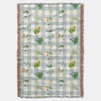 Cobertor Botanical Herbal checkered