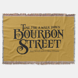 Cobertor Bourbon Street - bebida divertida de uísque