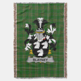 Cobertor Brasão de Armas da Família Blayney Irlandesa Crest