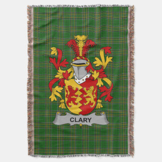 Cobertor Brasão de Armas da Família Clary ou O_Clary Irlan