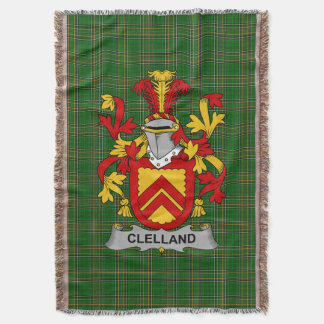 Cobertor Brasão de Armas da Família Clelland ou McClelland