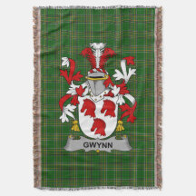 Brasão de Armas da Família Gwynn Crest Irlanda