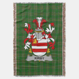 Cobertor Brasão de Armas Irlandês Kirby ou O_Kirby Crest da