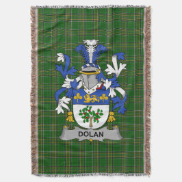 Cobertor Brasão de Armas ou Brasão de Família Dolan Irlandê
