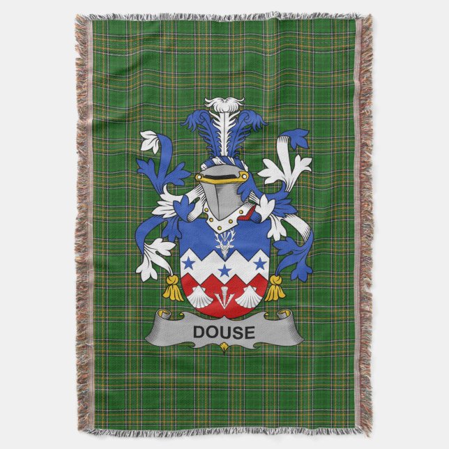 Cobertor Brasão de Armas ou Brasão de Família Irlandês Dous (Frente Vertical)