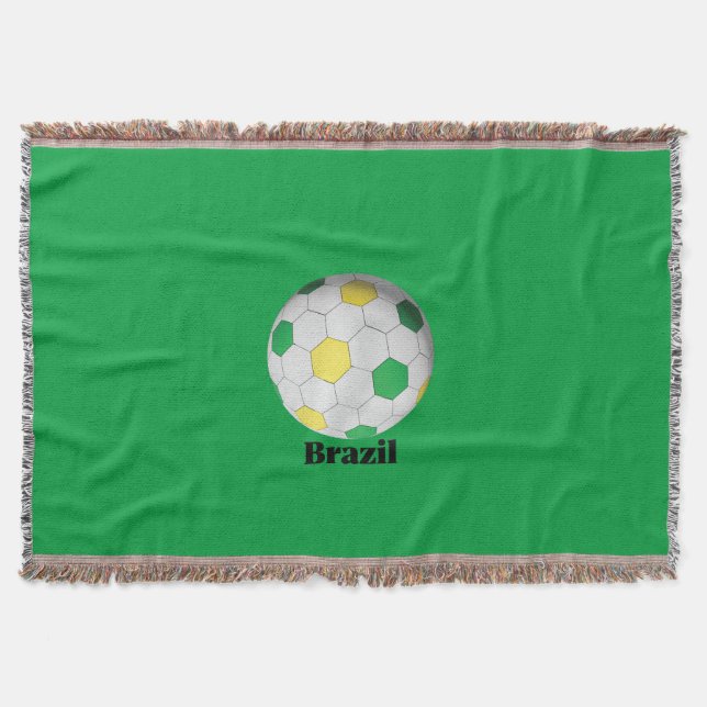 Cobertor Brazil Soccer (Frente)