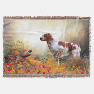 Cobertor Brittany Spaniels, Caça de Pássaros