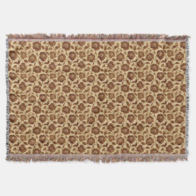 Cobertor Brown Floral (Frente)