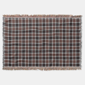 Cobertor Brown Plaid Throw Blanket