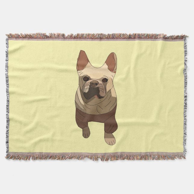Cobertor Bulldog Francês (Frente)