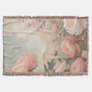 Cobertor Buquê Romântico do Namorados de Pastel