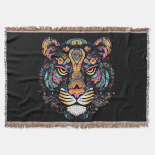 Cobertor Cabeça de Tigre Incrível