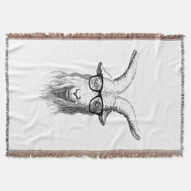 Cobertor Cabra do hipster (Frente)