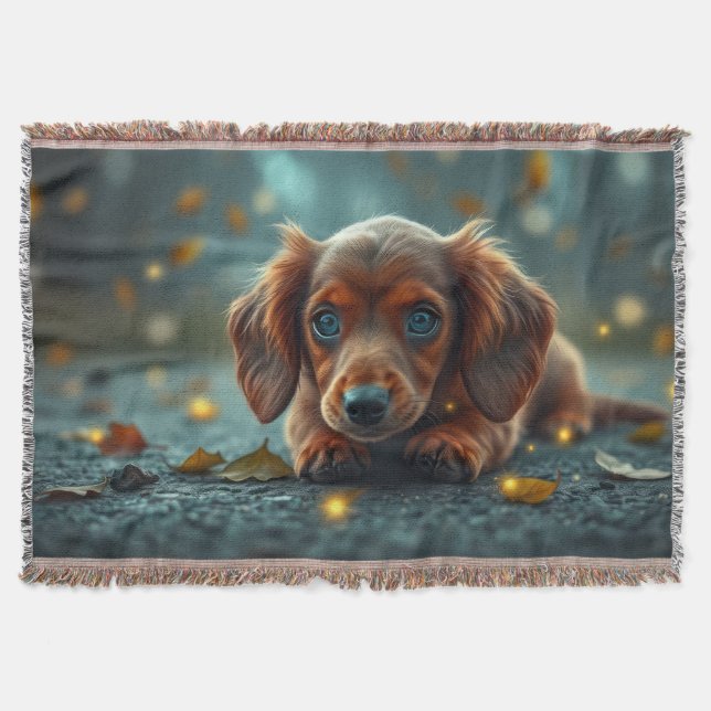 Cobertor cachorrinho dachshund (Frente)
