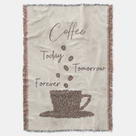 Cobertor Café Hoje Amanhã Sempre-