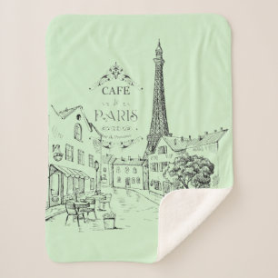 cobertor Cafe Paris Sherpa